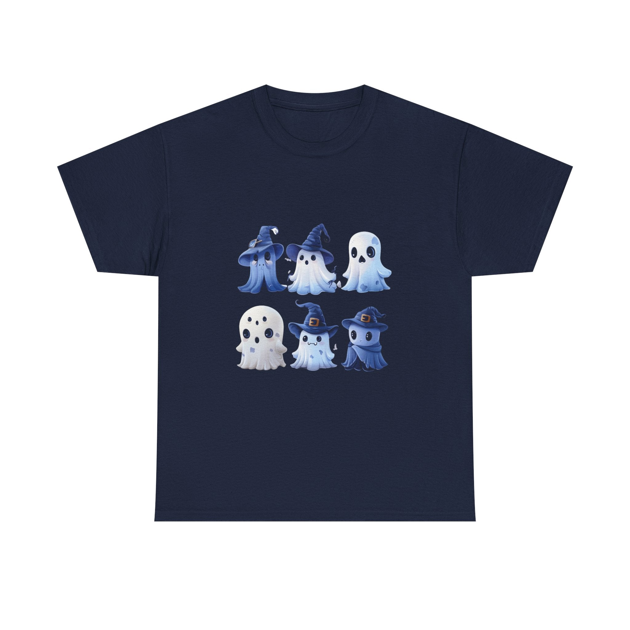 Ghost Squad Tee — Cute Blue Halloween Ghosts Shirt