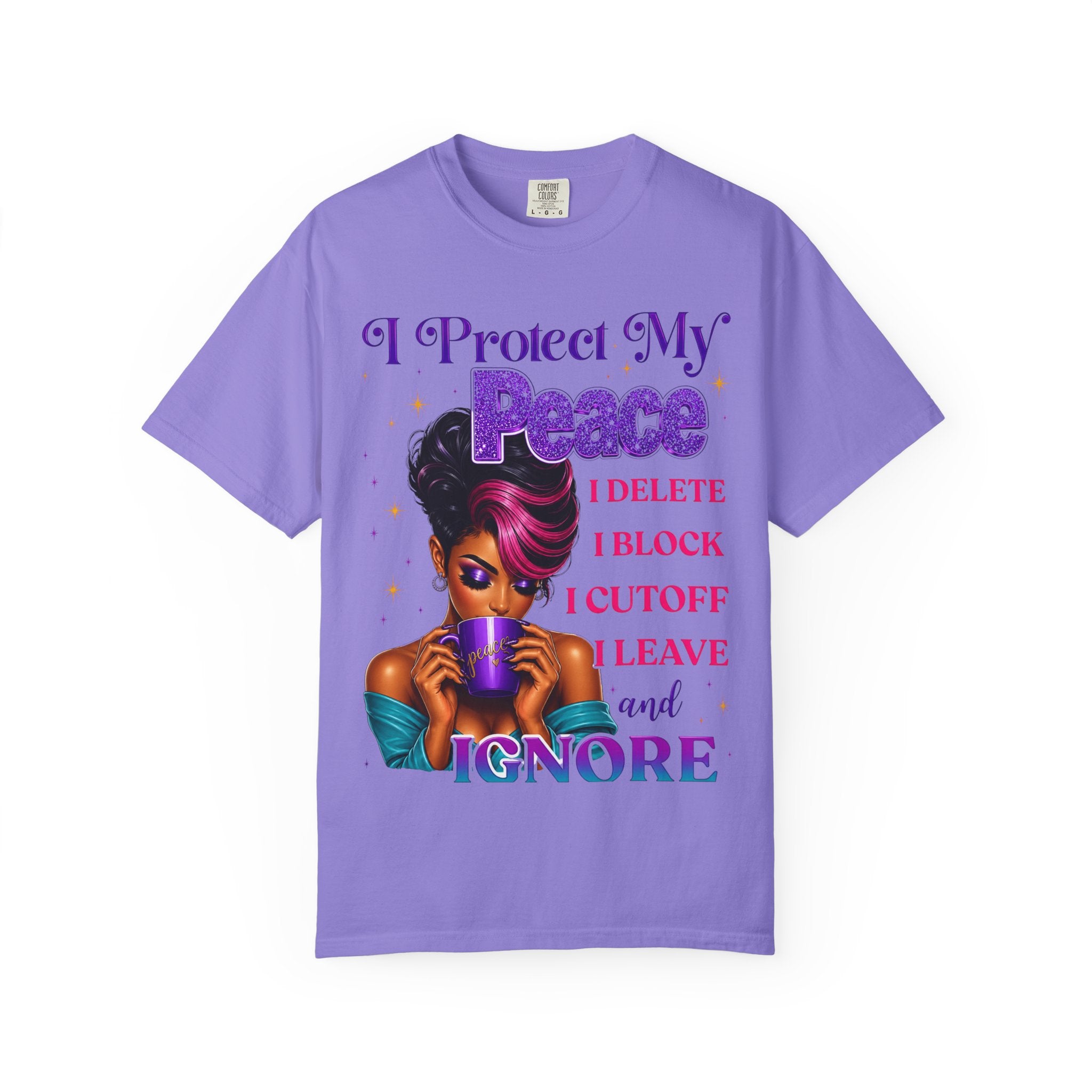 I Protect My Peace T-Shirt — Bold Self-Care Graphic Tee