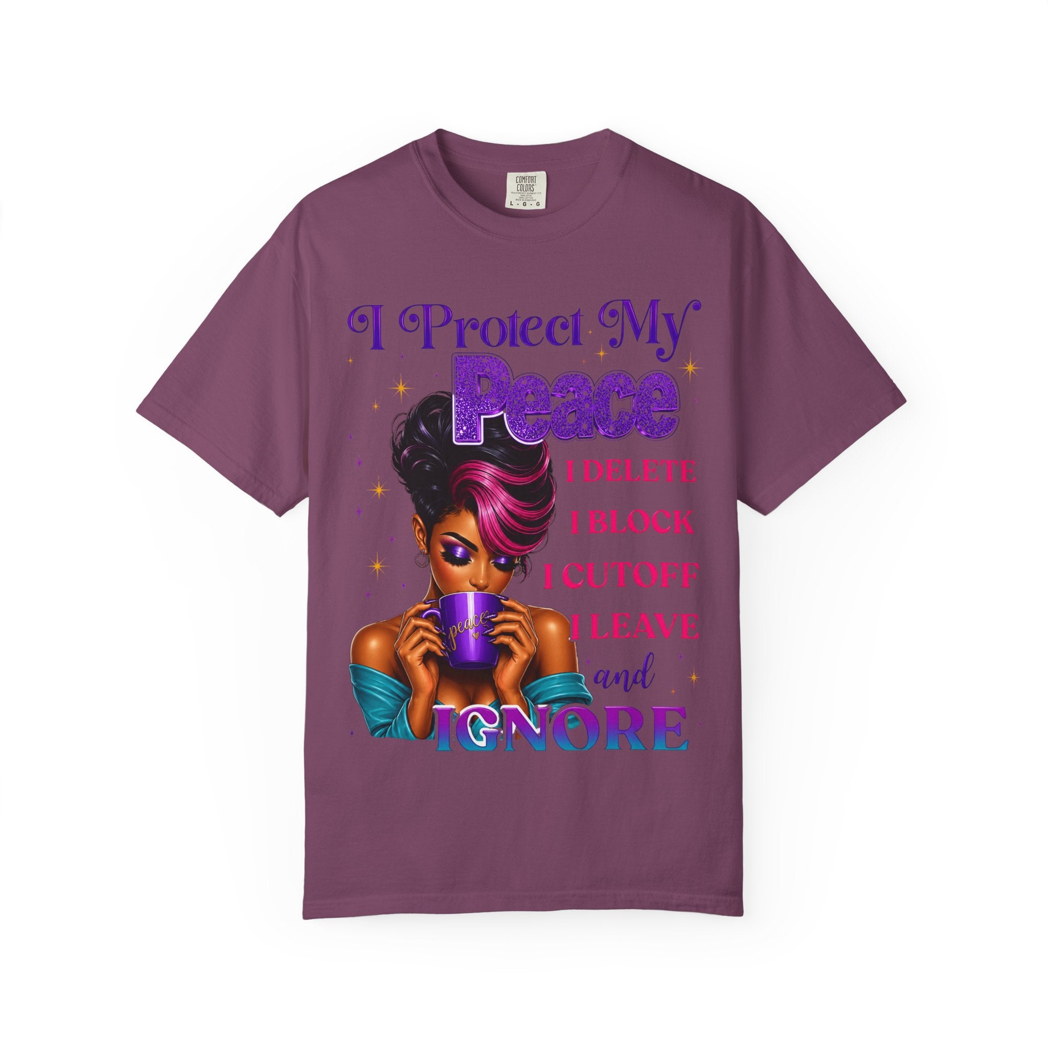 I Protect My Peace T-Shirt — Bold Self-Care Graphic Tee