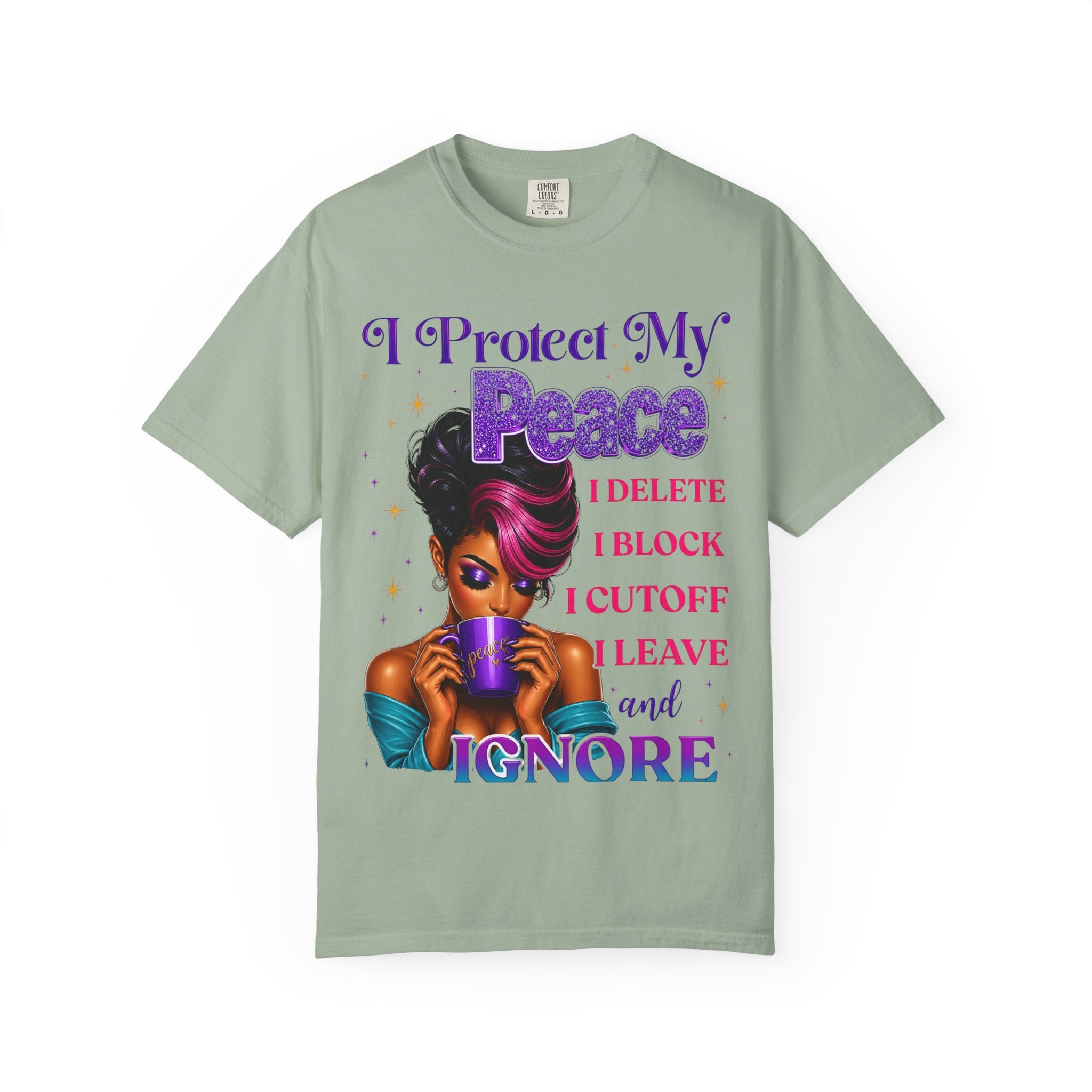 I Protect My Peace T-Shirt — Bold Self-Care Graphic Tee