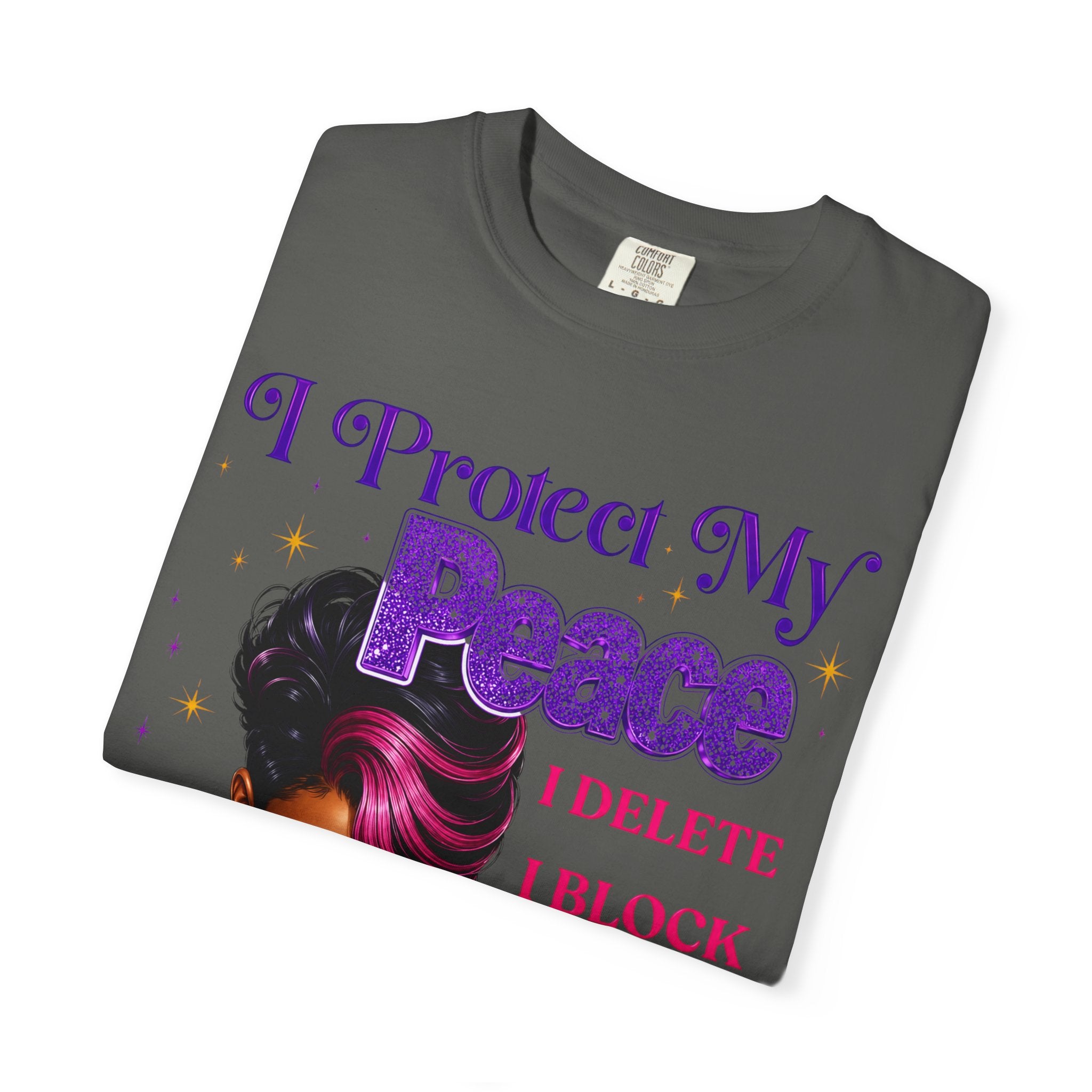 I Protect My Peace T-Shirt — Bold Self-Care Graphic Tee