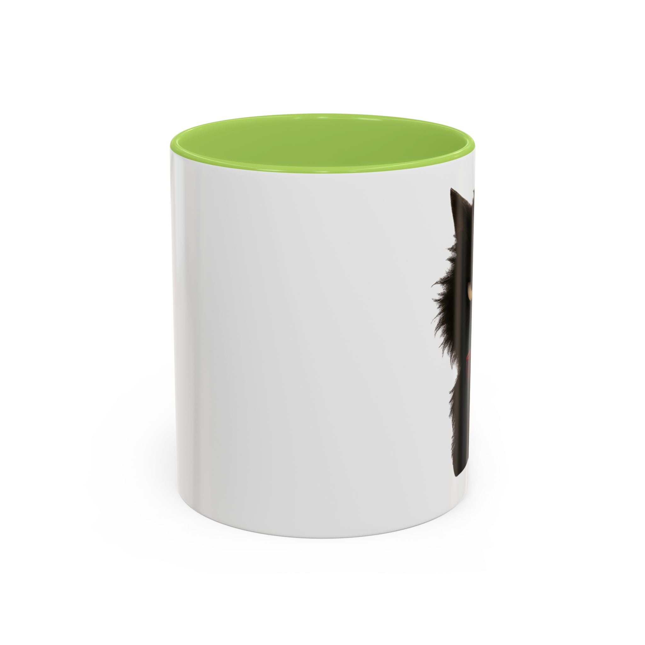 Black Cat Coffee Mug — Cute Kitty Accent Mug (11/15 oz)