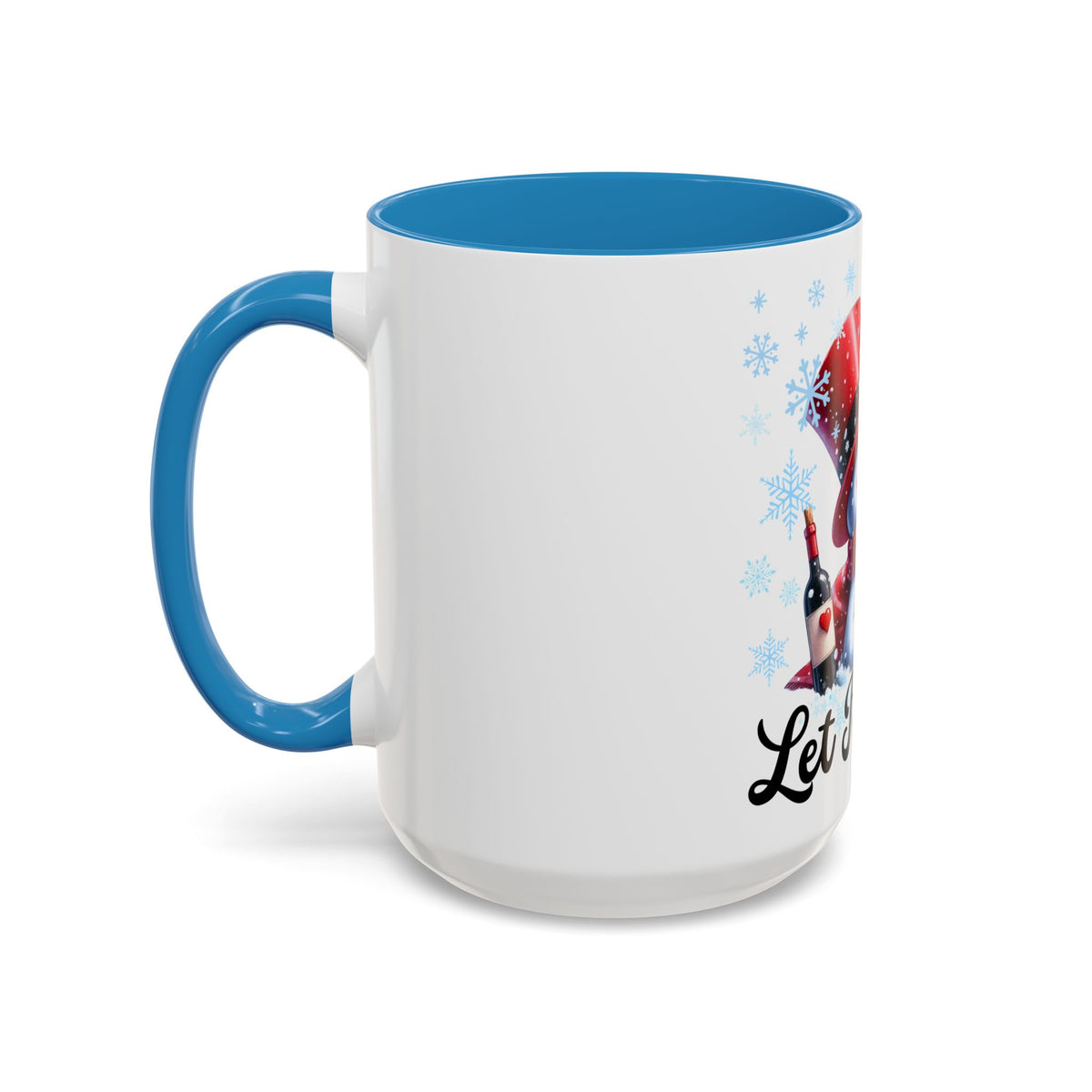 Let It Snow Snowman Holiday Coffee Mug — Festive 11/15oz Accent Mug