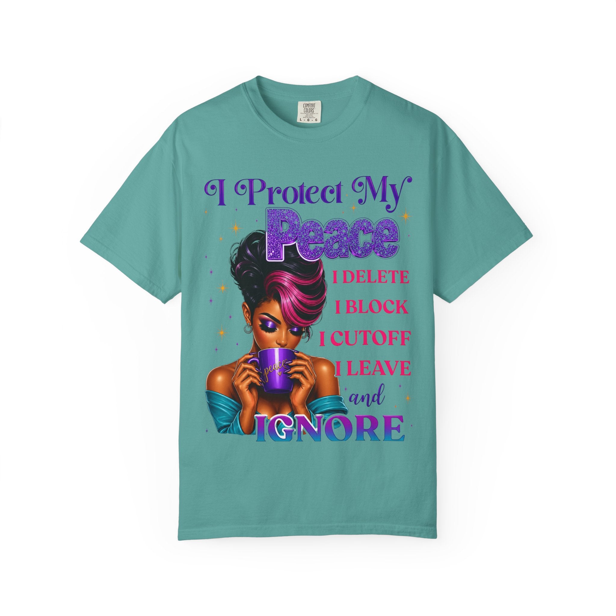 I Protect My Peace T-Shirt — Bold Self-Care Graphic Tee