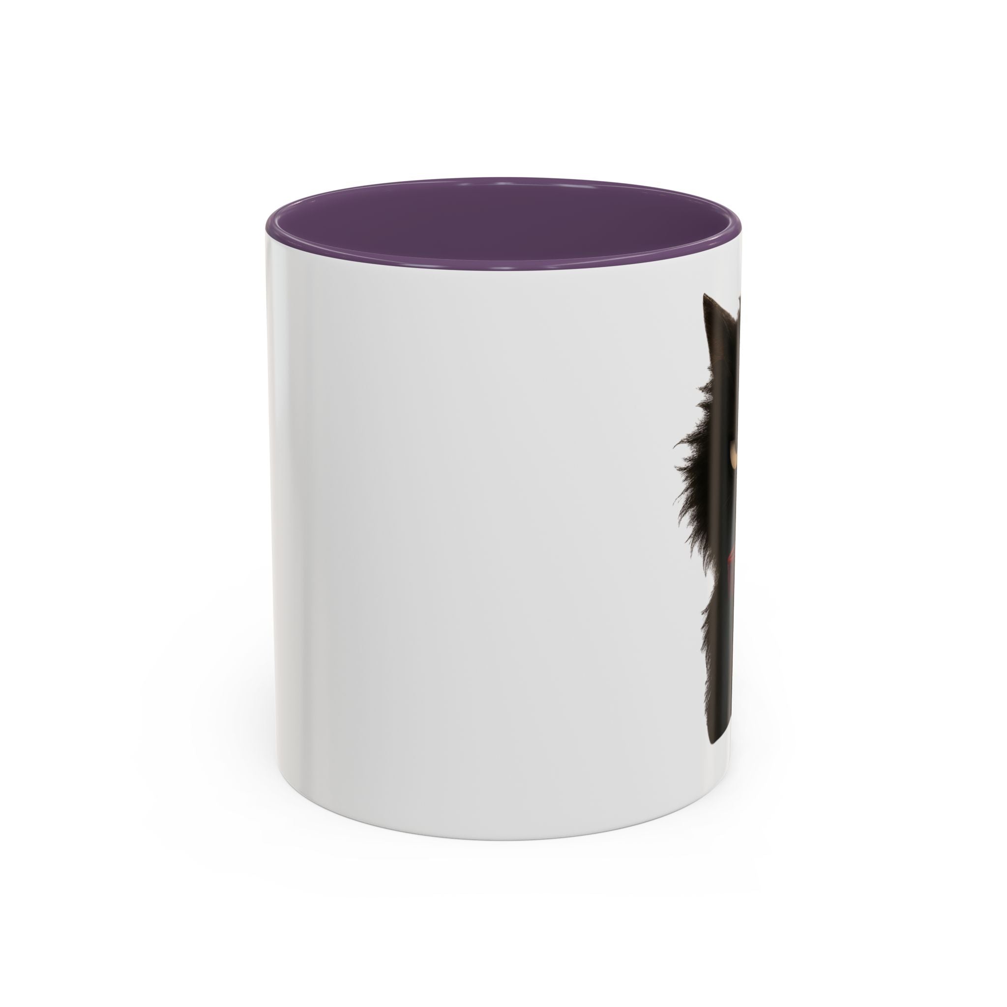 Black Cat Coffee Mug — Cute Kitty Accent Mug (11/15 oz)