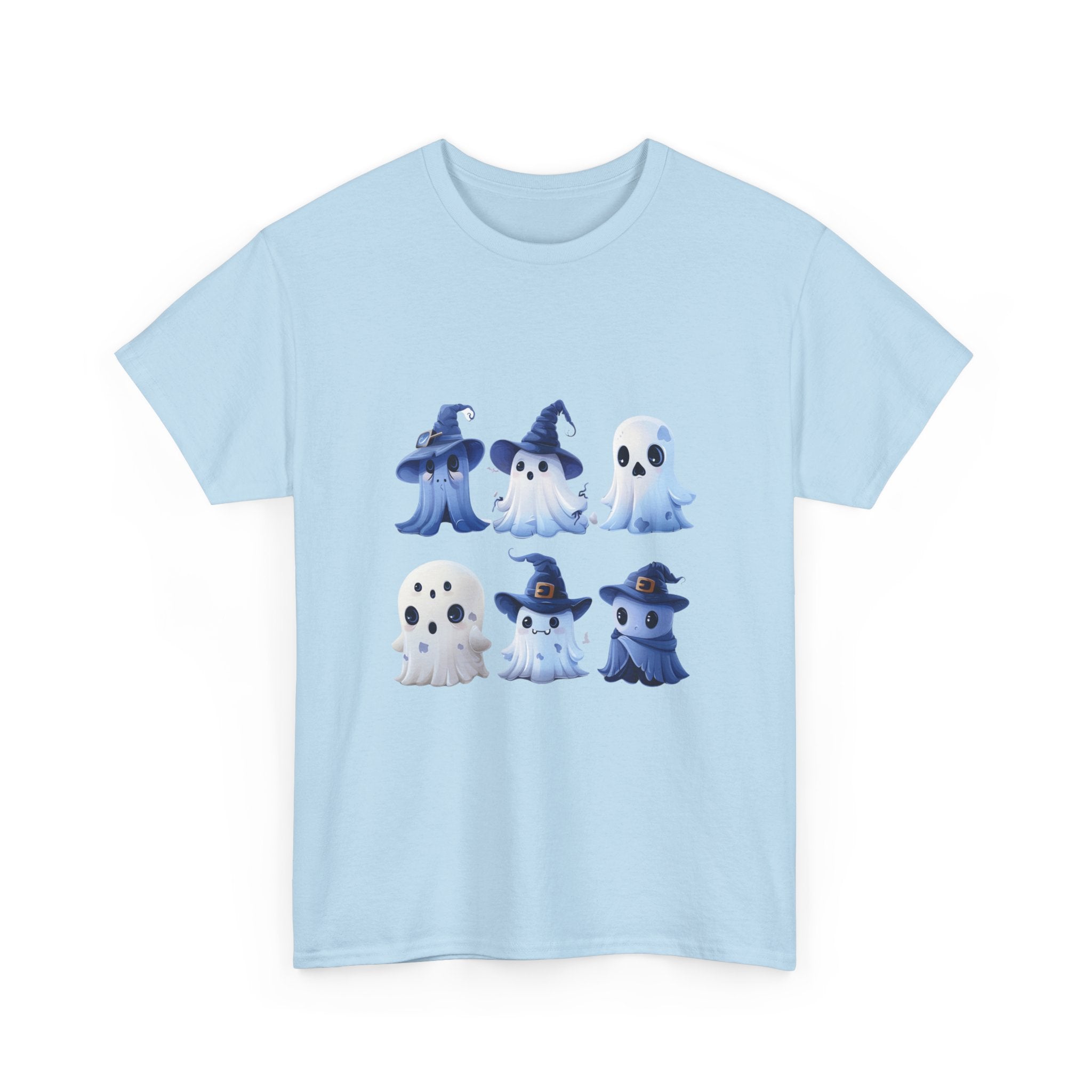 Ghost Squad Tee — Cute Blue Halloween Ghosts Shirt