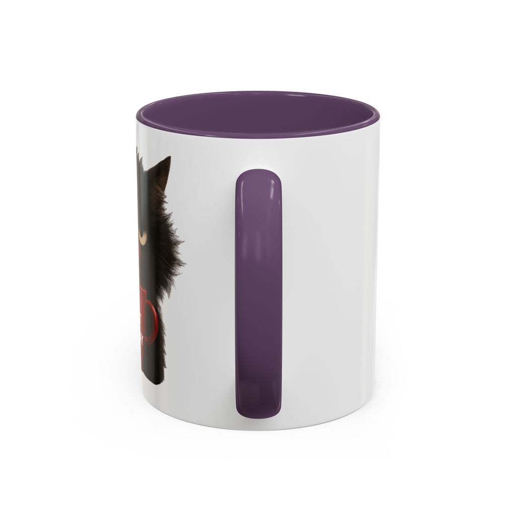 Black Cat Coffee Mug — Cute Kitty Accent Mug (11/15 oz)