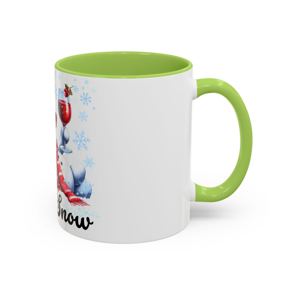 Let It Snow Snowman Holiday Coffee Mug — Festive 11/15oz Accent Mug