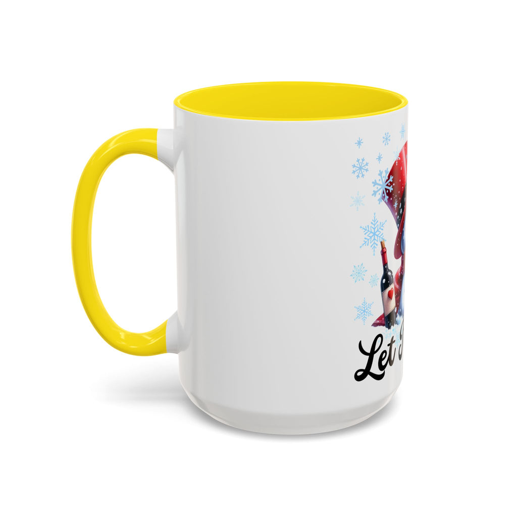 Let It Snow Snowman Holiday Coffee Mug — Festive 11/15oz Accent Mug