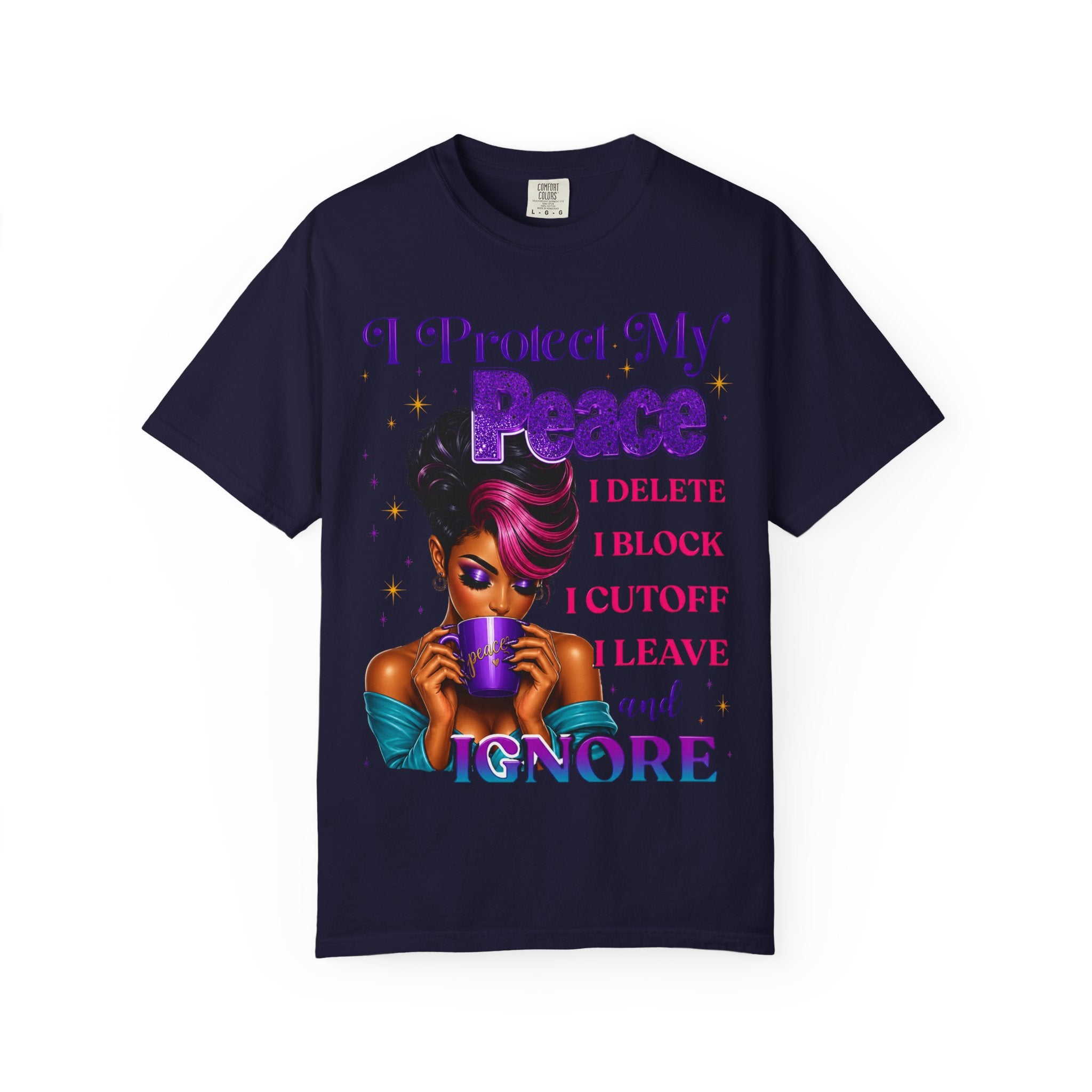 I Protect My Peace T-Shirt — Bold Self-Care Graphic Tee