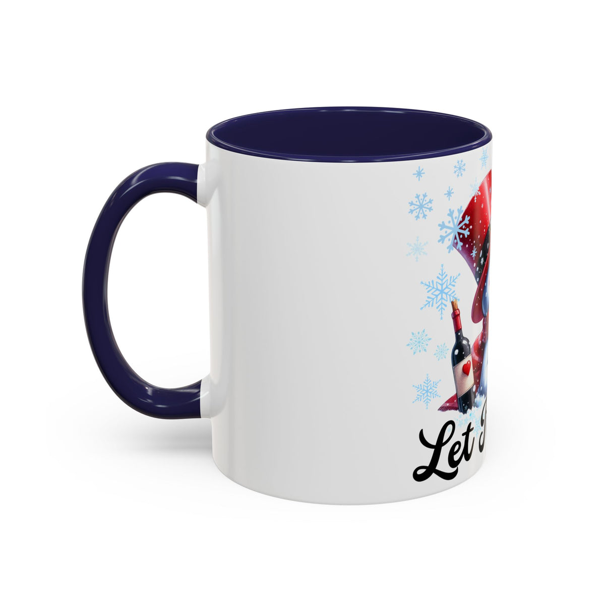 Let It Snow Snowman Holiday Coffee Mug — Festive 11/15oz Accent Mug
